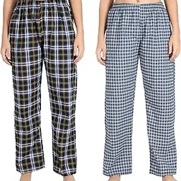 fflirtygo Women's Cotton Checkered Pyjama Bottom Pack of 1-picture-18