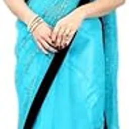 EMZO Sequance Net Embroidary Work Saree With Designer Codding Work Blouse$$7_sequance net saree sky blue-picture-34