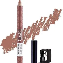 Glam21 Super Matte Colorstick Lipstick|Natural Wooden Lipstick | Long Lasting | Ultra Pigmented | Light Weight -3.5 Gm | 11-Classic Nude-picture-47