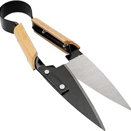 Manual Operate Wool Scissors With Double Loop Wooden Handle | Topiary Scissors Farm Tools Sheep Shearing Hair Clipper Cutting Machine With Strong Blades And Comfortable Handle (Pack Of 1)-picture-32