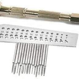 LUXURO Mini Tap and Die Set 14 Taps & Screwplate & Pin Vise Set 0.7-2mm-picture-35