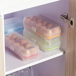 CSM Plastic Tray Storage Box for 10 Eggs (TRANSPARENT) Square-picture-32