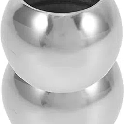 Outanaya 2pcs Stainless Steel Hollow Reflective Garden Sphere with Holes Polished Globe for Indoor and Outdoor Decoration and Low Maintenance Ornaments-image-8