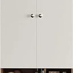 WOODWIDER Yosha Wardrobe for Kids, Baby Almirah for Clothes, Baby Storage Organizer, Cupboard for Clothes, Kids Wardrobe for Clothes/Toys/Books Exotic Teak & White Finish-picture-30