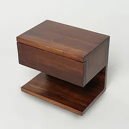 Wall Mounted Wooden Floating Bedside Drawer – Handmade Solid Wood Nightstand Shelf for Bedroom & Living Room – Space Saving Organizer for Books, Phones & Accessories-image-13
