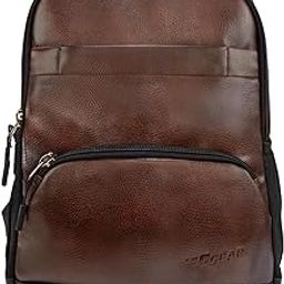 F Gear Luxur 25L Medium Laptop backpack Fits upto 17" Laptop Faux Leather Water resistant lightweight, Gifts for Men Women Boys Girls Adults, College/School/Office/Travel Bag-picture-32