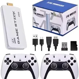 M15 Retro Game Stick Console Pro 2.4G Dual Wireless Game Box Video Games for tv with Plug & Play, Gaming Consoles for tv Video Game Handheld 64 GB with HDMI Output 40 Emulator | Portable Game Player-picture-11