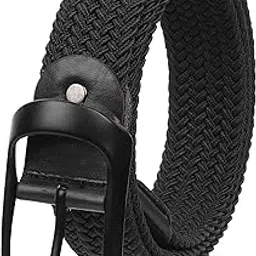 zoro Braided Woven Fabric Belt for Men & Women image 1