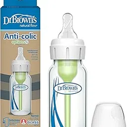 Dr. Brown's Natural Flow Options+ Narrow Neck Glass Baby Bottle 4oz-picture-10
