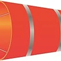 Windsock Wind Measurement Wind Direction Indicator Hanging Reflective Belt Red-picture-55