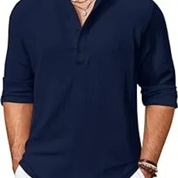madhavista Men's Regular Fit Solid Full Sleeve Regular Fit Short Kurta | Solid Pattern Mandarin Collar Straight Kurta-picture-22