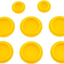 ATORSE® Grease Cover Dust Cap Multifunction Tractor Grease Caps For 1026R H120 1025R 8Pcs Yellow-picture-10