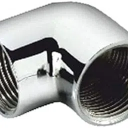 NEW WARE 1/2-Inch Brass Chrome Plated 90 Degree Elbow with Internal Thread 2-Way 90° Elbow Pipe Joint (Pack of 1)-picture-13