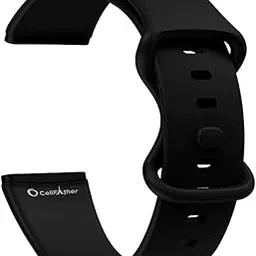 Silicone Sports Strap Compatible with Fitbit Sense,Sense 2,Fitbit Versa 3 & Versa 4 Smartwatches, Watch Not Included (Black-Large)-picture-10