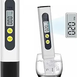 TDS Meter Digital Water Quality Tester for RO-RODI System Drinking Water, Aquariums, Hydroponics, 0-9990 ppm Measuring Range, 1 ppm Increments, 2% Readout Accuracy-image-97