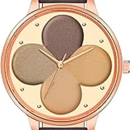 acnos Diamond Analog Watch for Girls with White Gold Dial Flower Dial Analog Watches for Women & Girls-picture-35