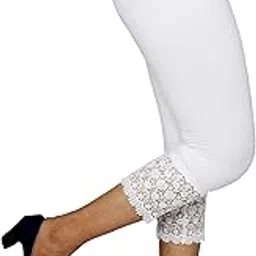 Pink Shell Stylish GPO Net Bottom Capris for Womens-picture-35