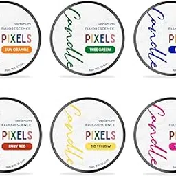 VEDANUM Fluorescent Candle Making Colours, Oil Soluble Dyes for Candle Wax - Set of 6 (Orange, Green, Blue, Red, Yellow, Pink)-image-34
