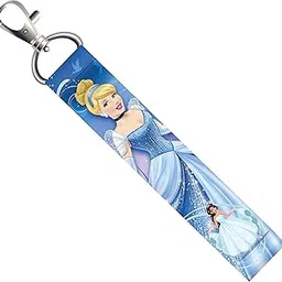 isee 360 Cinderella Princess Lanyard Tag with Swivel Lobster for Gift Luggage Bags Backpack Laptop Bags L X H 5 X 0.8 INCH-picture-16