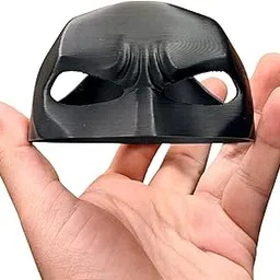 Batman-Themed Catman Mask for Vigilante Cats, Black (Featherlight, 27 grams)-picture-12