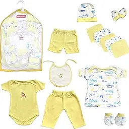 Vparents Baby Gift Box Pack of 13|Baby Care Products Gift Box | Newborn Baby Essentials | New Born Baby Gifts | Baby Shower Gift | Honey Punch (Yellow) 110146-image-93