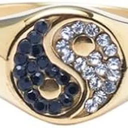 salty alpha Anti Tarnish Tin Yang Stainless Steel Finger Ring for Men | Stylish Durable Jewellery Accessories | Rings for Man | Minimal Jewelry | Birthday Gift for Boys (Size - 21)-picture-13