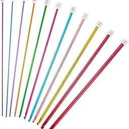 Graplan 11 PCS Tunisian Crochet Hooks Set 2 mm-8 mm Tunisian Afghan Knitting Hook Needle Set,Crochet Starter Kit for Beginners Home Use-picture-26