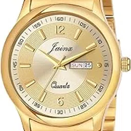jainx Premium Golden Metal Chain Analog Wrist Watch for Men - JM1133-picture-42