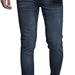 the indian garage co Men Skinny Fit Solid Mid-Rise Stretchable Jeans-picture-56