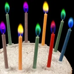 Party Propz Multicolor Flame Birthday Candles - 12 Pcs Candles for Birthday Decoration | Birthday Candle | Birthday Candles for Cake | Cake Candles for Birthday | Happy Birthday Candles-picture-12