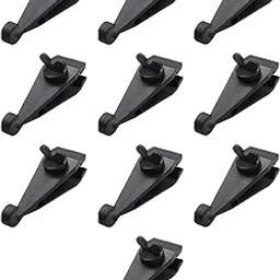 BNF® 10 Pieces Tarp Clips Durable Lightweight Tent Clamps | Strong Hold for Yard Hiking Outdoor Black | Durable Nylon Canvas-Tarp Clamp Set for Car Truck and Boat Covers and Outdoor Kit-image-74