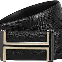da milano Black Non Reversible Leather Belt for Men (5119-35-OL)-picture-11