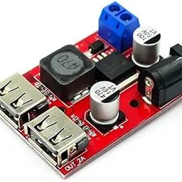 IDUINO LM2596S Dual USB Power Supply Module Step-Down Buck Car Charger Power Converter Car Charger Regulators Solar Adjustable 3A DC-DC Port 150KHZ 9V 12V 24V 36V to 5V-image-50