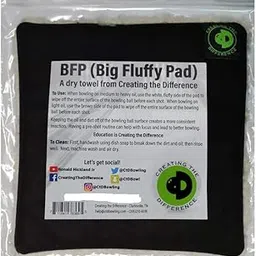 Creating the Difference BFP (Big Fluffy Pad) | Washable Microfiber Bowling Ball Shammy Towel | Wipes Away Dirt & Oil-image-61