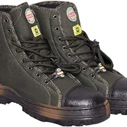 wardec Military Boots Army & Injected PU Sole, Soft and Breathable Insole Boots for Men, olive-picture-30