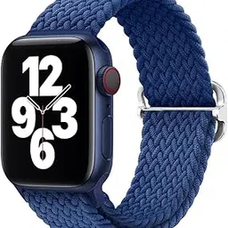 VEMIGON Compatible with Apple Watch Straps 38mm 40mm 41mm 42mm 44mm 45mm 46mm 49mm, Solo Loop Nylon Braided Sport Band for iWatch Series 10 9 8 7 6 SE 5 4 3 2 1 Ultra Ultra 2 (Watch is Not Included)-picture-28