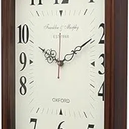 Modern Rectangle Wall Clock for Living Room Stylish Silent Quartz Wall Clock for Bedroom, Office & Drawing Room Elegant Wall Décor Clock for Home Interiors (Pack of 1)-picture-13