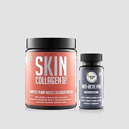 Mango Herbs Skin Collagen Pro 240g + Anti Acne Pro 60 Tablets | 41 Herbs for Clear and Glowing Skin | Hydrates, Repairs and Detoxifies | Vegan Skincare Combo for Men and Women-picture-19