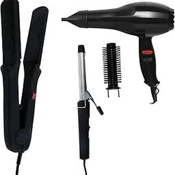 Nirvani Professional Hair Styling Set, Hair Straightener with Pink Accents and Hair Dryer Professional Set Includes Ceramic Plated(6130_522_471)-picture-18