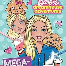 Barbie Dreamhouse Adventures - Mega Colouring Book image 1