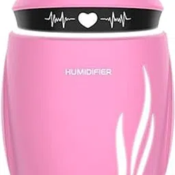 ATORSE Portable Humidifier Aroma Diffuser USB Powered LED Light Mist Purifier Red-image-62