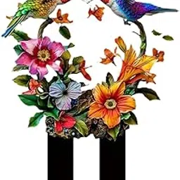 The Style Sutra 2D Flat Birds Decorative Garden Stake Animal for Flower Bed Backyard Pathway|1 Birds Decorative Garden Stake| Statues & Lawn Ornaments-picture-19