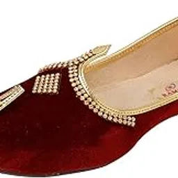 ramraj cotton Ramraj Men's Wedding & Party Mojaris (Jutti)-picture-17