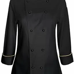 mixstuff Women's Black Full Sleeves Chef Coat's (Chef Jacket)-picture-50