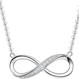 Infinity Pendant Necklace | Valentine Gift for Girlfriend Wife Women & Girls | Infinity Pendant Necklace Represents Everlasting Endless Love | Lovely Gift For Women & Girls-picture-44
