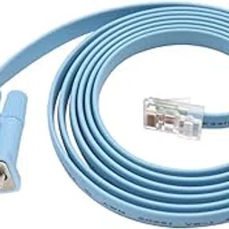 fdealz® [ 1 Piece ] Cisco Console Cable RJ45 to DB9, Female Serial RS232 Port to RJ45 Male Cat5 Ethernet LAN Rollover Console Cable Switch Cable Cisco 1.5 Meter (DB9-RJ45)-picture-28