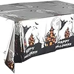 TRENDIVIBE Halloween Tablecloth Castle Pattern Table Cover for Living Room Dinging Room-image-24