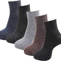 poprex woolen Men's Cushioned High Ankle Sports/Gym Socks | Made with Cotton & Spandex- (Free Size) (Multicolour) | Thick/Terry/Towel High Ankle Socks for Men-picture-27