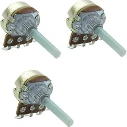 470K Ohm Linear Potentiometer - 15mm Plastic Shaft - Pack Of 3-picture-26
