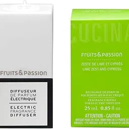 Cucina Lime Zest and Cypress Fragrance Diffuser Plug and Refill Set-picture-19
